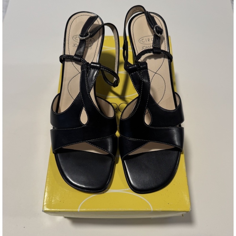 Circa Joan and David Women's CJNICKI Black Leather Size 8M New